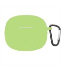 For Honor Earbuds X3 Earphone Silicone Protective Case with Hook(Matcha Green)