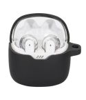 For JBL Tune Flex Earphone Silicone Protective Case(Black)