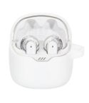 For JBL Tune Flex Earphone Silicone Protective Case(White)