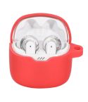 For JBL Tune Flex Earphone Silicone Protective Case(Red)