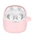For JBL Tune Flex Earphone Silicone Protective Case(Pink)