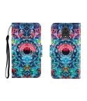 For Xiaomi Redmi Note 9 Pro Colored Drawing Horizontal Flip Leather Case with Holder & Card Slot & Wallet(Mandala)