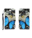 For Xiaomi Redmi Note 9 Pro Colored Drawing Horizontal Flip Leather Case with Holder & Card Slot & Wallet(A Butterfly)