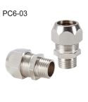 PC6-03 LAIZE Nickel Plated Copper Reducer Straight Pneumatic Quick Fitting Connector