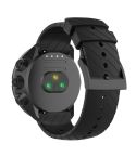 For Suunto 9 Lightning Silicone Watch Band(Black)
