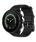 For Suunto 9 Breathable Silicone Watch Band, Exclude the Subject(Black)