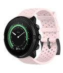 For Suunto 9 Breathable Silicone Watch Band, Exclude the Subject(Pink)
