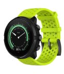 For Suunto 9 Breathable Silicone Watch Band, Exclude the Subject(Green)