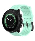 For Suunto 9 Breathable Silicone Watch Band, Exclude the Subject(Mint Green)