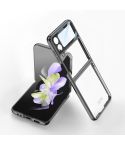 For Samsung Galaxy Z Flip4 GKK Integrated Electroplating All-inclusive Phone Case(Black)
