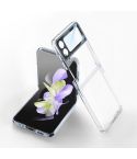 For Samsung Galaxy Z Flip4 GKK Integrated Electroplating All-inclusive Phone Case(Transparent)