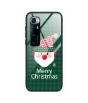 For Xiaomi Mi 10 Ultra Christmas Glass Phone Case(Santa Claus)