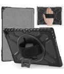 For MicroSoft Surface Pro 9 / 10 / 11 Rotatable Kickstand Grip Shockproof Tablet Case(Black)