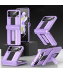 For Samsung Galaxy Z Flip4 GKK Magnetic Fold Shockproof Protective Phone Case(Purple)
