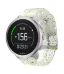 For Suunto 5 Peak Silicone Watch Band(Green Yellow White)