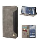 For Nokia G60 Skin Feel Splicing Leather Phone Case(Grey)