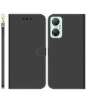 For Infinix Hot 20 Imitated Mirror Surface Leather Phone Case(Black)