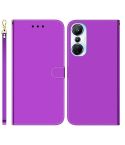 For Infinix Hot 20s Imitated Mirror Surface Leather Phone Case(Purple)