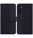 For Tecno Pova Neo 2 Geometric Embossed Leather Phone Case(Black)