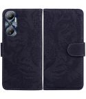 For Infinix Hot 20 Tiger Embossing Pattern Leather Phone Case(Black)