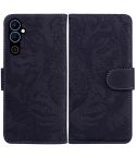 For Tecno Pova Neo 2 Tiger Embossing Pattern Leather Phone Case(Black)