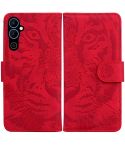 For Tecno Pova Neo 2 Tiger Embossing Pattern Leather Phone Case(Red)