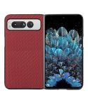 For Google Pixel Fold Carbon Fiber Texture Shockproof Phone Case(Red)