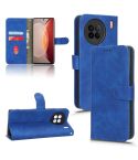 For vivo X90 Skin Feel Magnetic Flip Leather Phone Case(Blue)