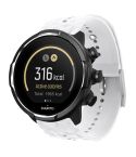 For Suunto 9 Rhombus Texture Silicone Watch Band(White)