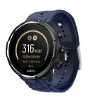 For Suunto 9 Rhombus Texture Silicone Watch Band(Midnight Blue)