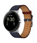 For Google Pixel Watch Genuine Leather Watch Band(Indigo Blue)