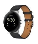 For Google Pixel Watch Genuine Leather Watch Band(Black)