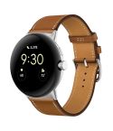 For Google Pixel Watch Genuine Leather Watch Band(Brown)