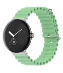 For Google Pixel Watch Ocean Silicone Watch Band(Mint Green)