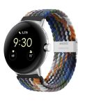 For Google Pixel Watch Metal Buckle Nylon Watch Band(Camouflage)