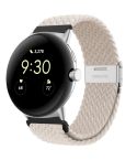For Google Pixel Watch Metal Buckle Nylon Watch Band(Starlight Color)