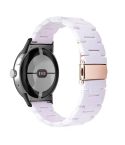 For Google Pixel Watch Three-beads Resin Watch Band(White)