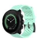 For Suunto 9 Breathable Silicone Watch Band, Exclude the Subject(Mint Green)