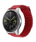 For Amazfit GTS 4 / GTS 4 Mini / GTS 3 20mm Universal Magnetic Loop Leather Watch Band(Red)