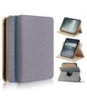 For 6 inch Rotating Universal Leather Tablet Case(Grey)