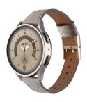 20mm Universal Genuine Leather Watch Band(Grey)