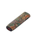 For IQOS ILUMA ONE TPU+PU Skinned Electronic Cigarette Protective Case with Lanyard(Cashew Flower Green)