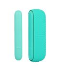 For IQOS ILUMA Silicone Electronic Cigarette Case Charging Compartment With Side Cover(Mint Green)