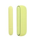 For IQOS ILUMA Silicone Electronic Cigarette Case Charging Compartment With Side Cover(Yellow)