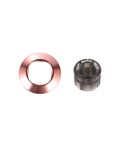 For IQOS ILUMA / Prime Electronic Cigarette Cap Rod Single Five Rings with Removal Tool to Replace The Color Cap(Rose Pink Plain)