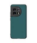 For OnePlus 11 Ultra-thin Lambskin Leather Phone Case(Green)
