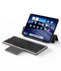 DUX DUCIS OK Series V1 Universal Tablet Bluetooth Keyboard Leather Case with Touchpad(Black)