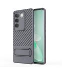 For vivo S16 Pro 5G Wavy Texture TPU Phone Case with Lens Film(Grey)