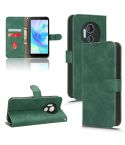 For Doogee X97 / X97 Pro Skin Feel Magnetic Flip Leather Phone Case(Green)