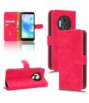 For Doogee X97 / X97 Pro Skin Feel Magnetic Flip Leather Phone Case(Rose Red)